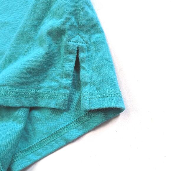 T By Talbots Dress Women's Size Medium Teal Tee - Picture 3 of 9